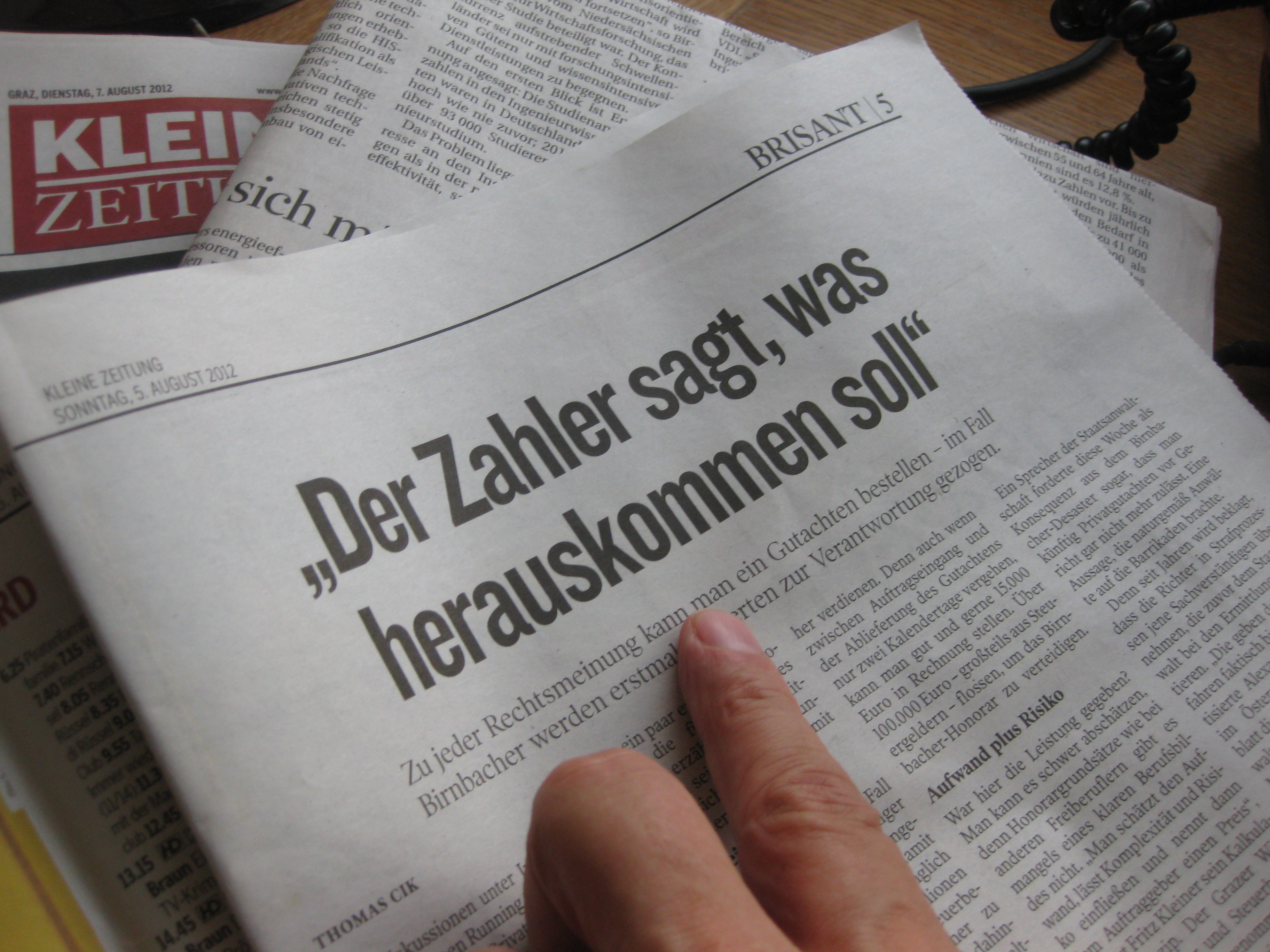Zur Glaubwürdigkeit von Sachverständigen